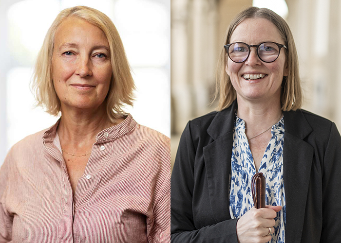 To portrætter af hhv. Inge Kristensen og Diana Stentoft.
