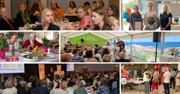 Forskellige billeder sat sammen fra debat på Folkemødet, konferencer og hvad er vigtigt for dig?-dagen