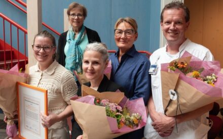 Prisvindere blev fejret på Bispebjerg Hospital
